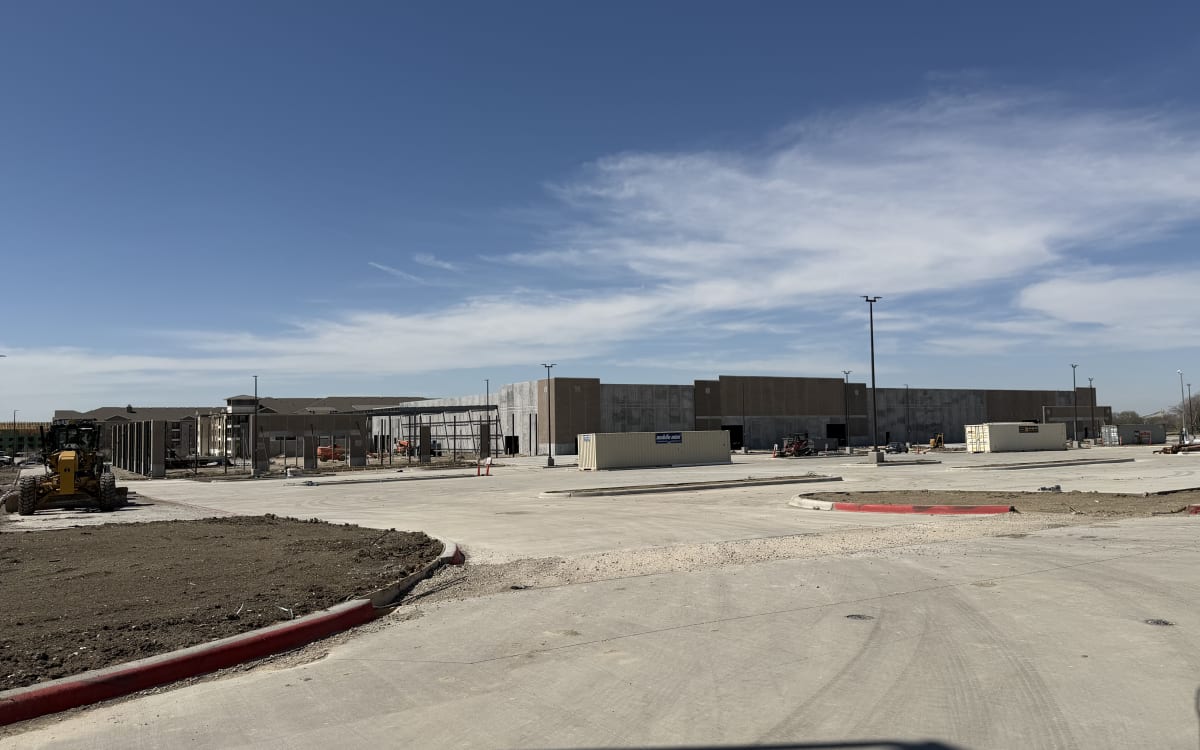 Home Depot building shell, March 22, 2026