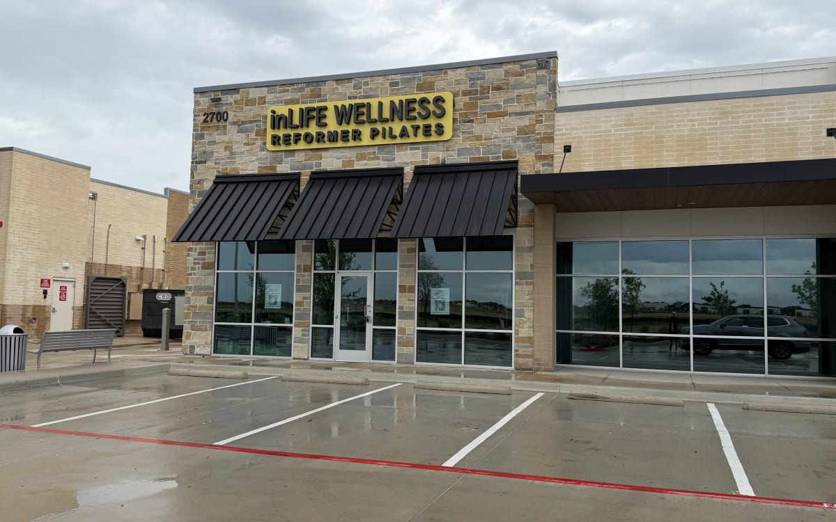 InLIFE Wellness exterior signage installed, June 14, 2026