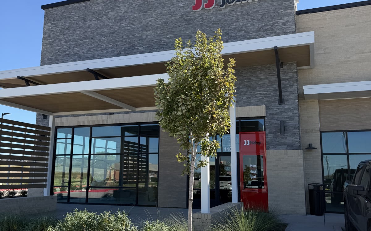 Jimmy John's storefront before opening, October 5, 2026