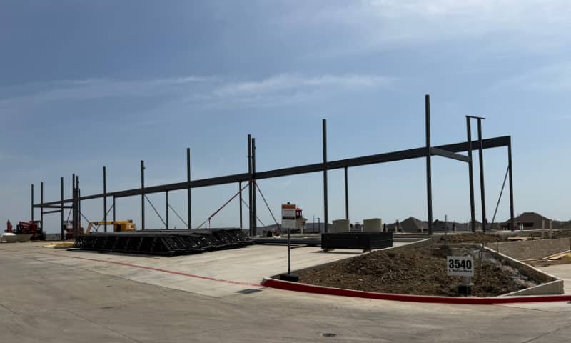 Rapid Construction Progress at Celina Shops at Light Farms