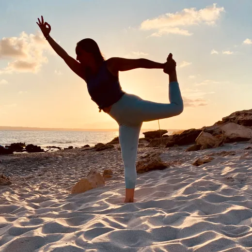 Location de vidéo de Pilates et de Yoga sur le thème chill