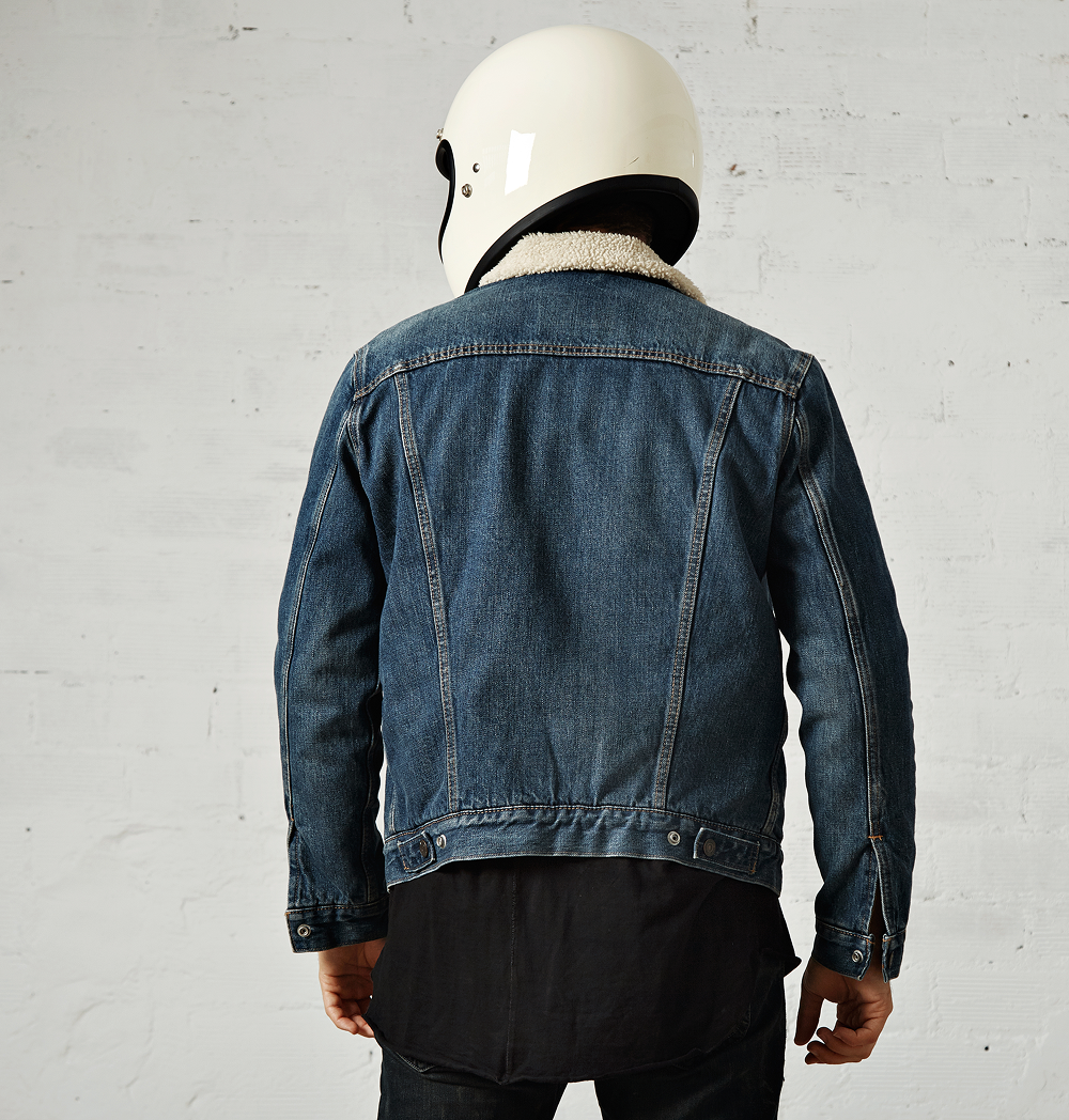 Denim Shearling Jacket