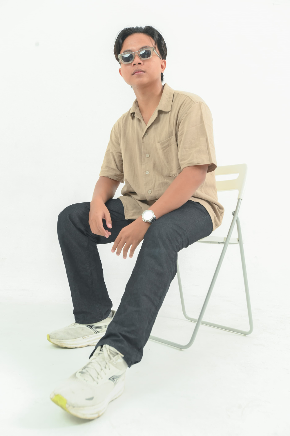 Beige Casual Shirt