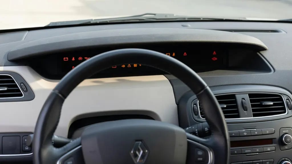 Renault Scenic Kontrolki Opis
