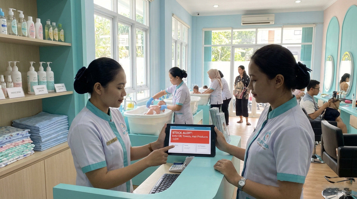 Tips Manajemen Stok Baby Spa dan Salon agar Tidak Kehabisan