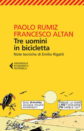 Tre uomini in bicicletta