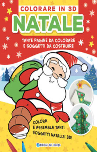 https://alfeobooks.com/Natale. Colorare in 3D. Tante pagine da colorare tanti soggetti da costruire. Ediz. a colori