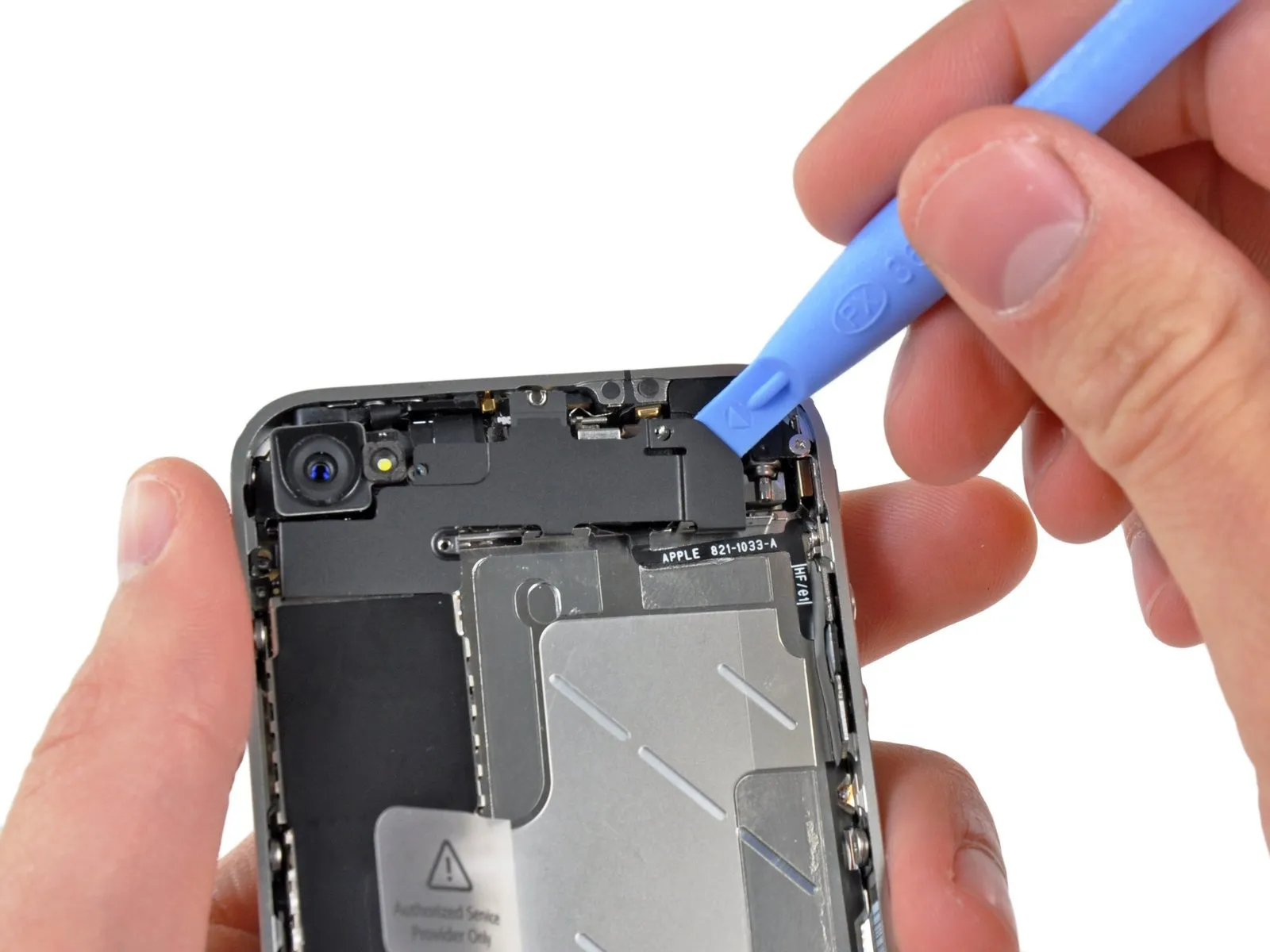 Repairing iPhone 4 LCD Backlight Dim spot issue