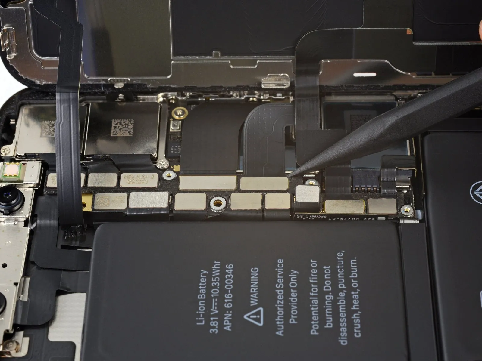 iPhone X Front Panel Screen Retainers Replacement