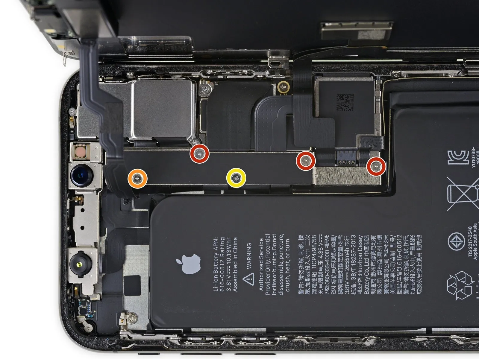 iPhone XS Earpiece Speaker and Front Sensor Assembly Replacement