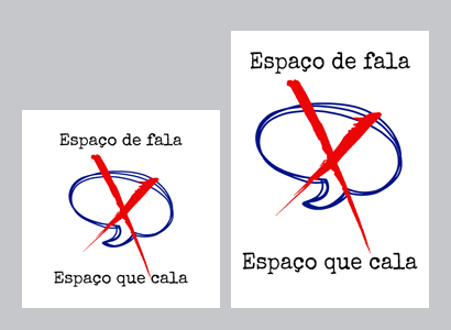 • Mini 007 / Espaço de fala — Espaço que cala