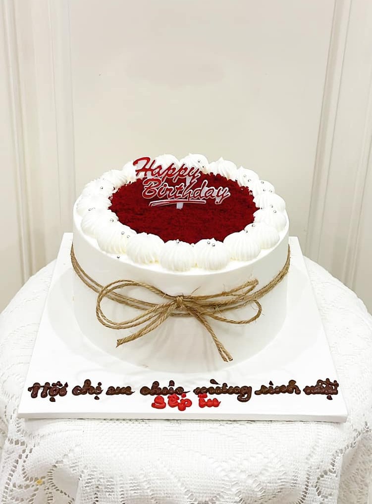 Bánh kem Red Velvet sinh nhật