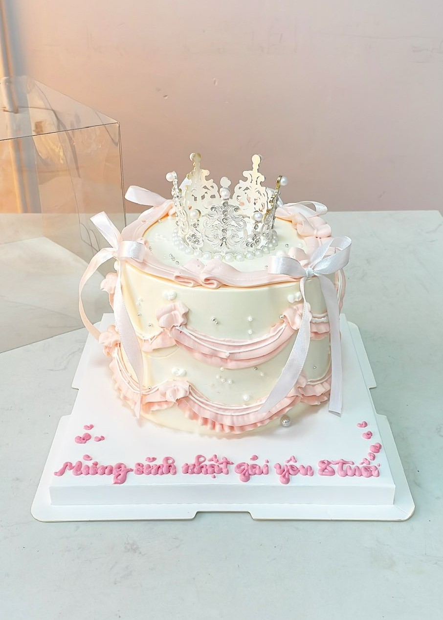 Bánh sinh nhật công chúa vương miện