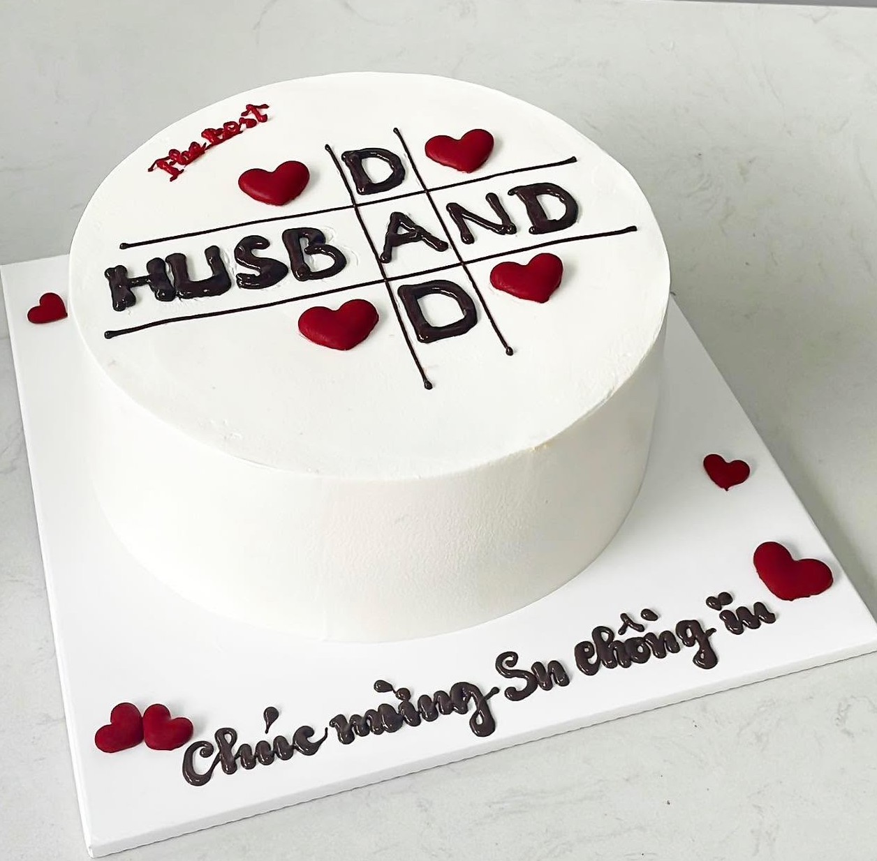 Bánh kem chồng yêu DAD HUSBAND