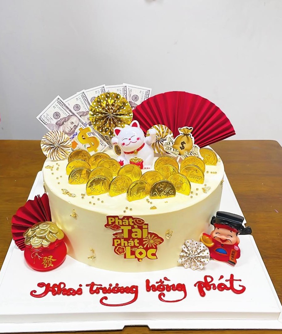 Bánh khai trương phát tài phát lộc