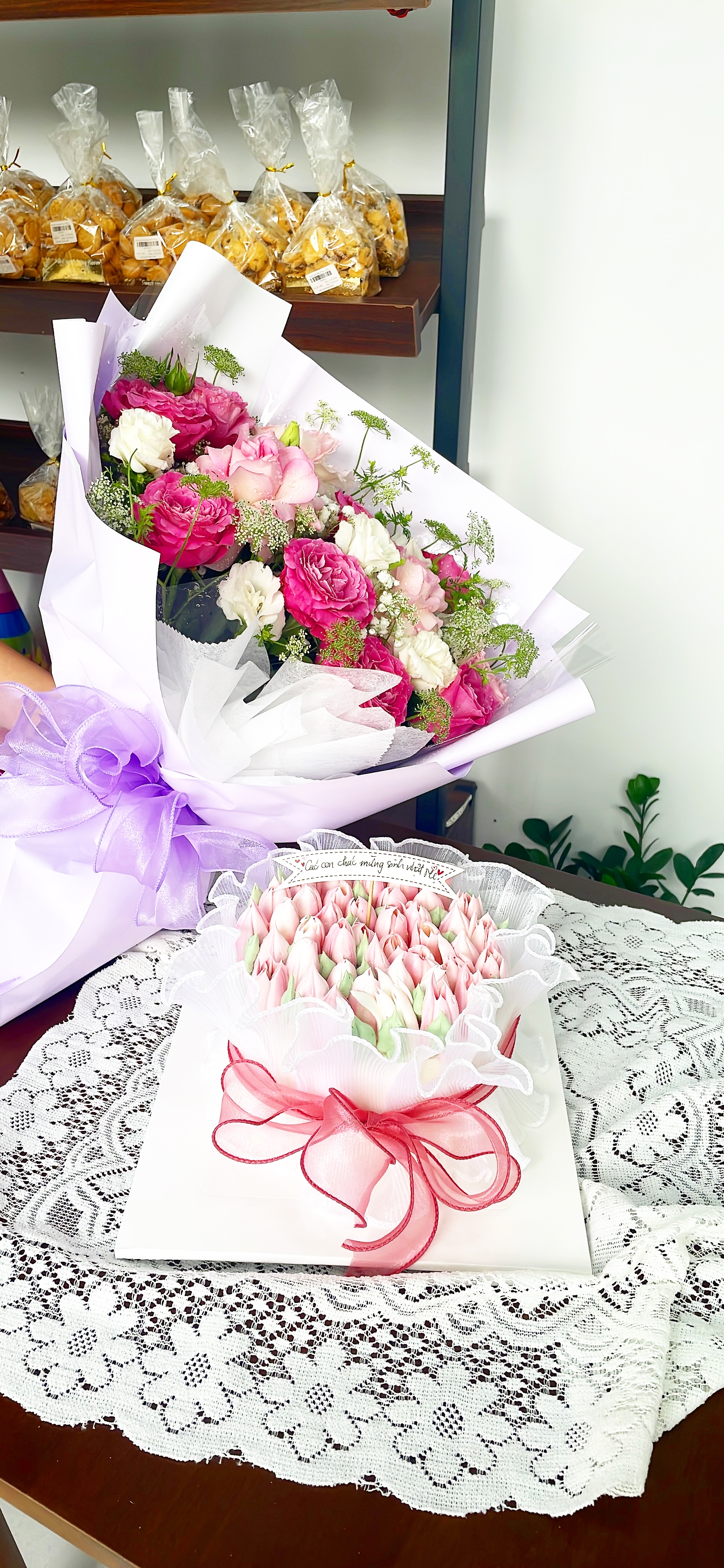 Bánh hoa tulip Hàn Quốc