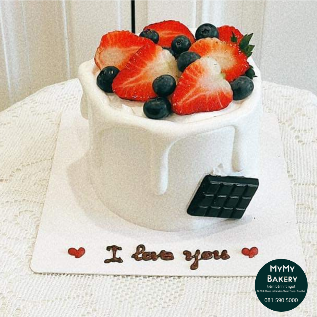 Bánh kem trái cây I Love You