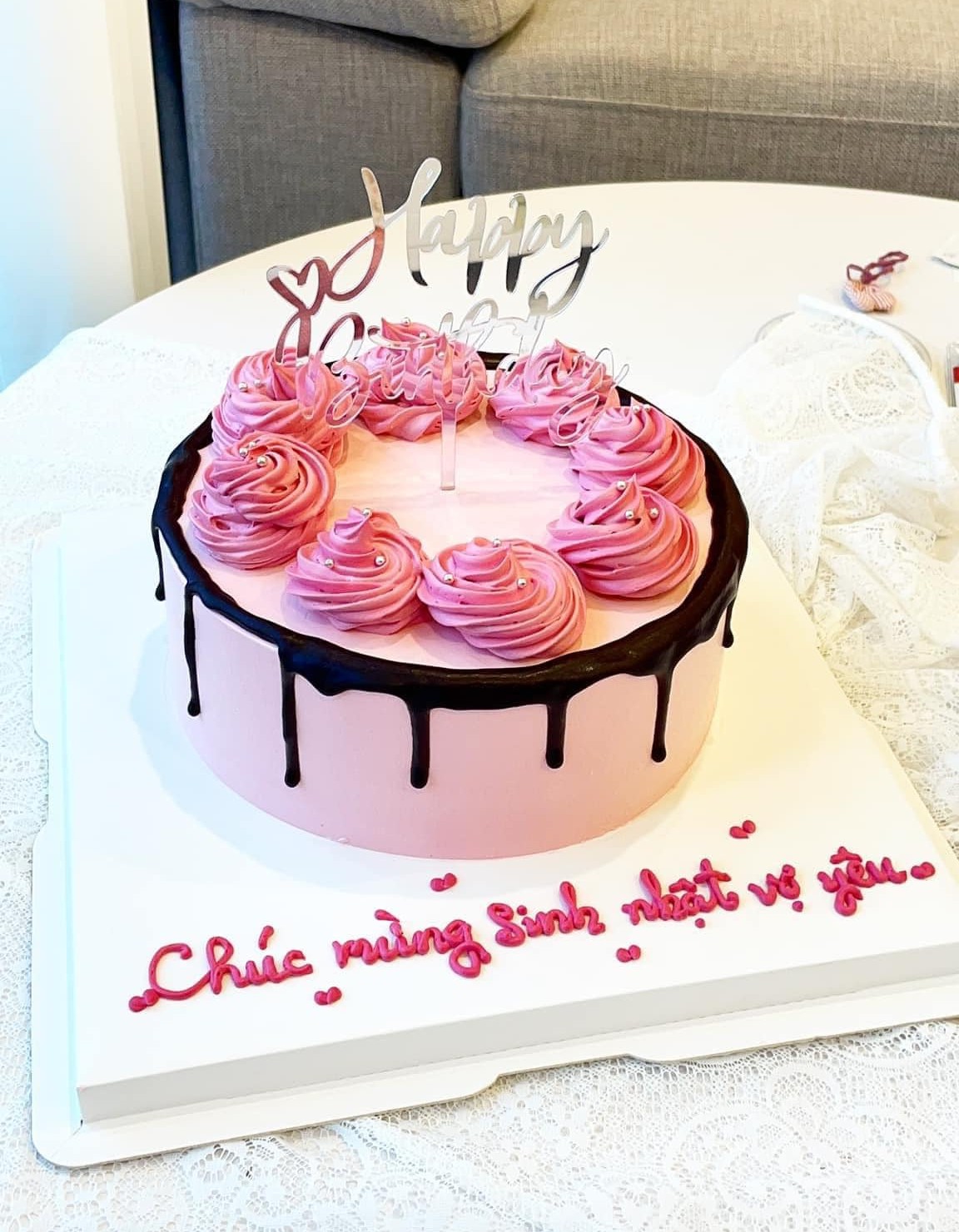Bánh sinh nhật vợ yêu
