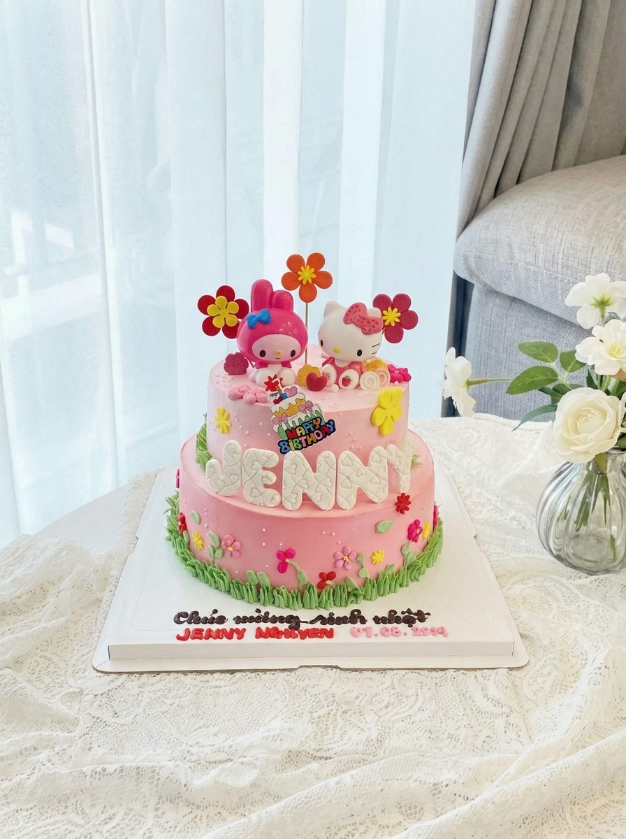 Bánh sinh nhật Hello Kitty My Melody
