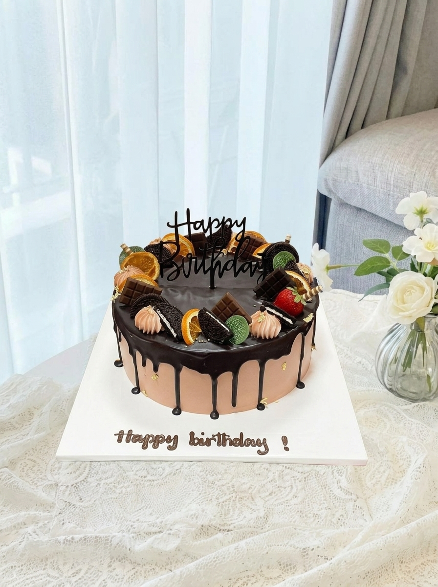 Bánh sinh nhật chocolate cam