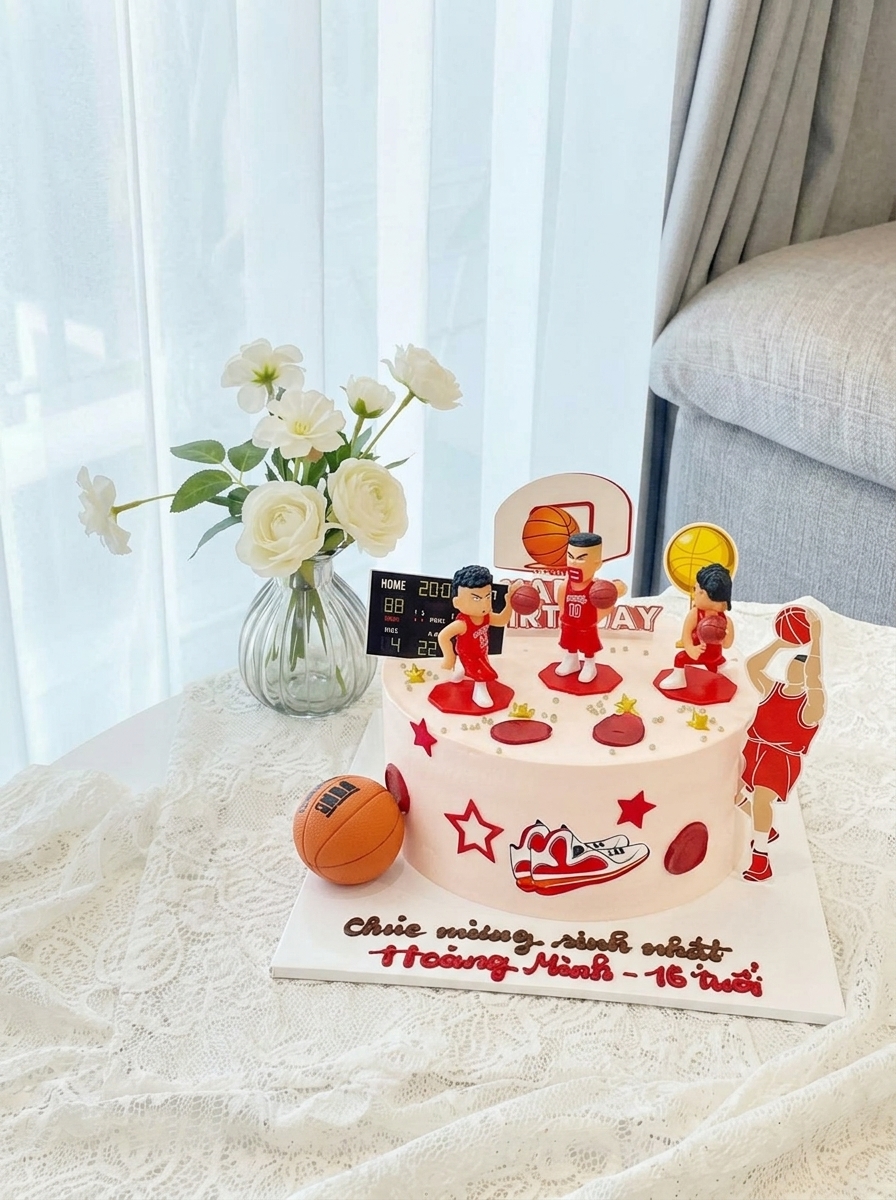 Bánh sinh nhật bóng rổ