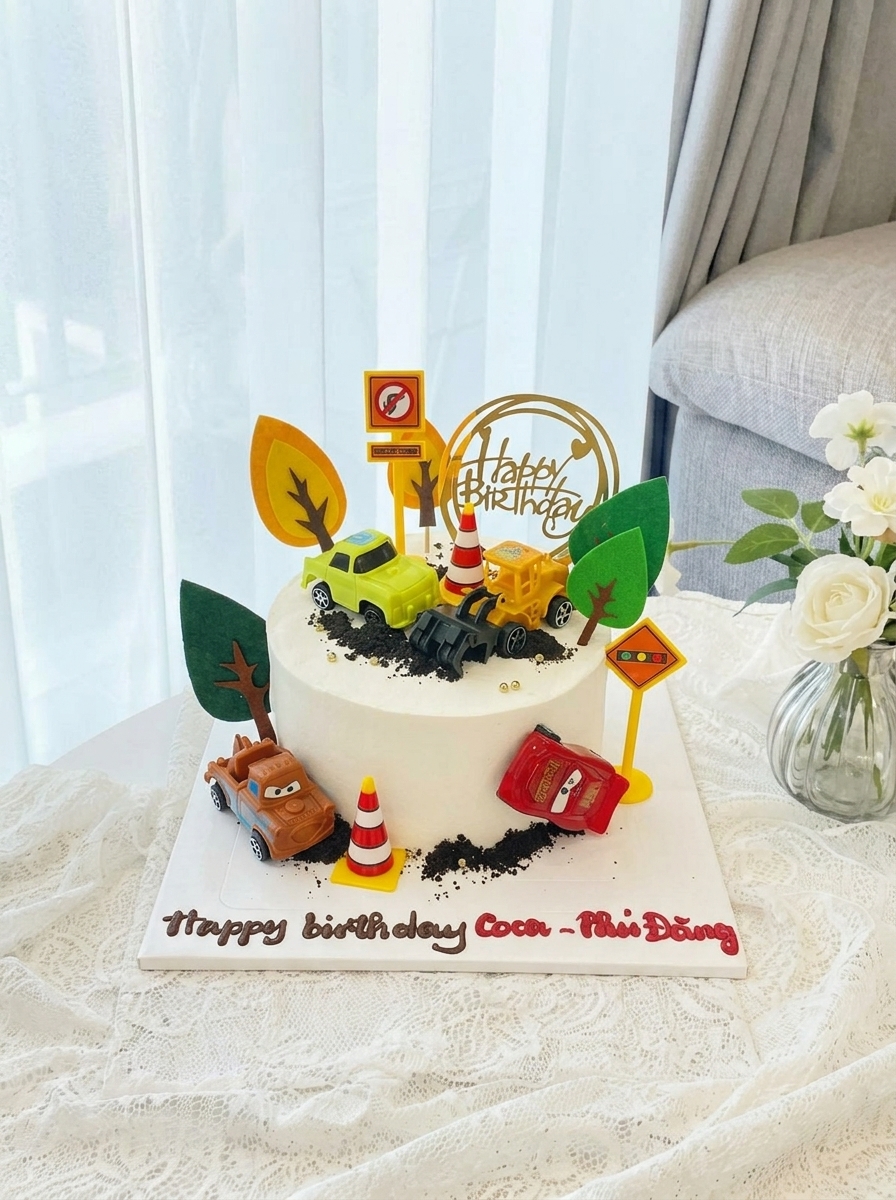 Bánh sinh nhật xe ô tô