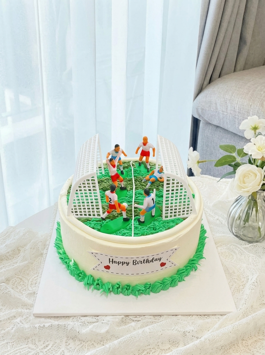 Bánh sinh nhật sân bóng đá