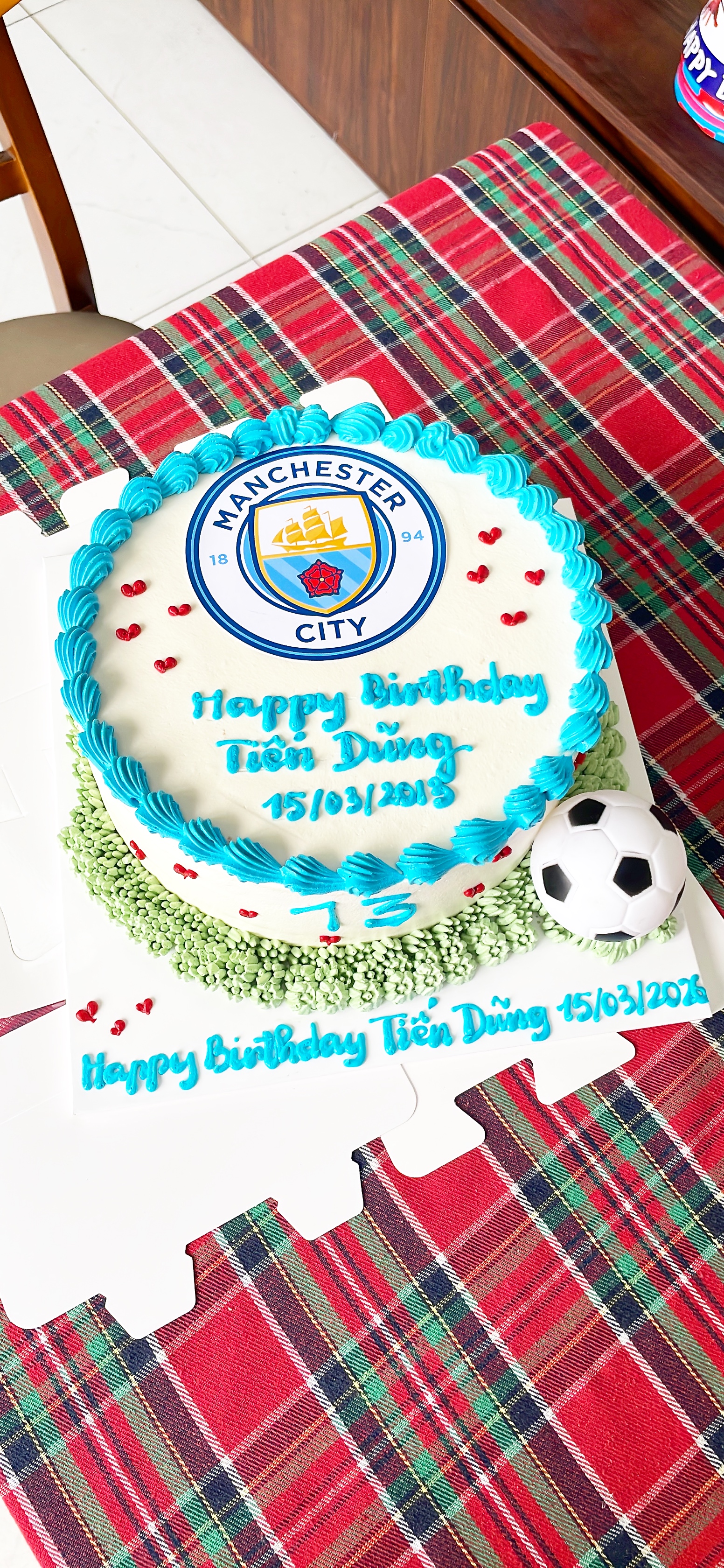 Bánh sinh nhật Manchester City