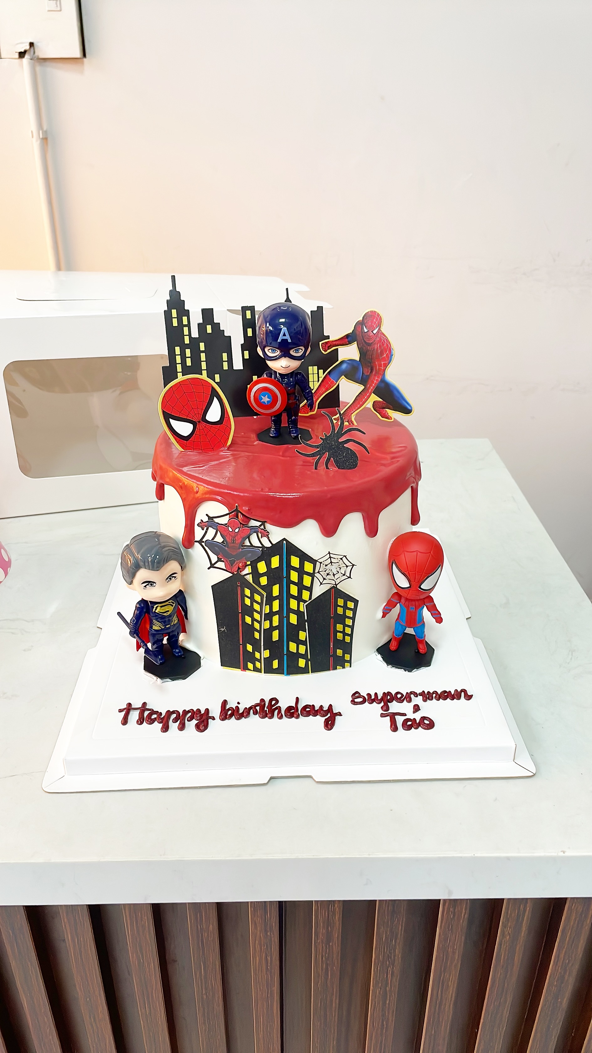 Bánh sinh nhật siêu anh hùng Marvel