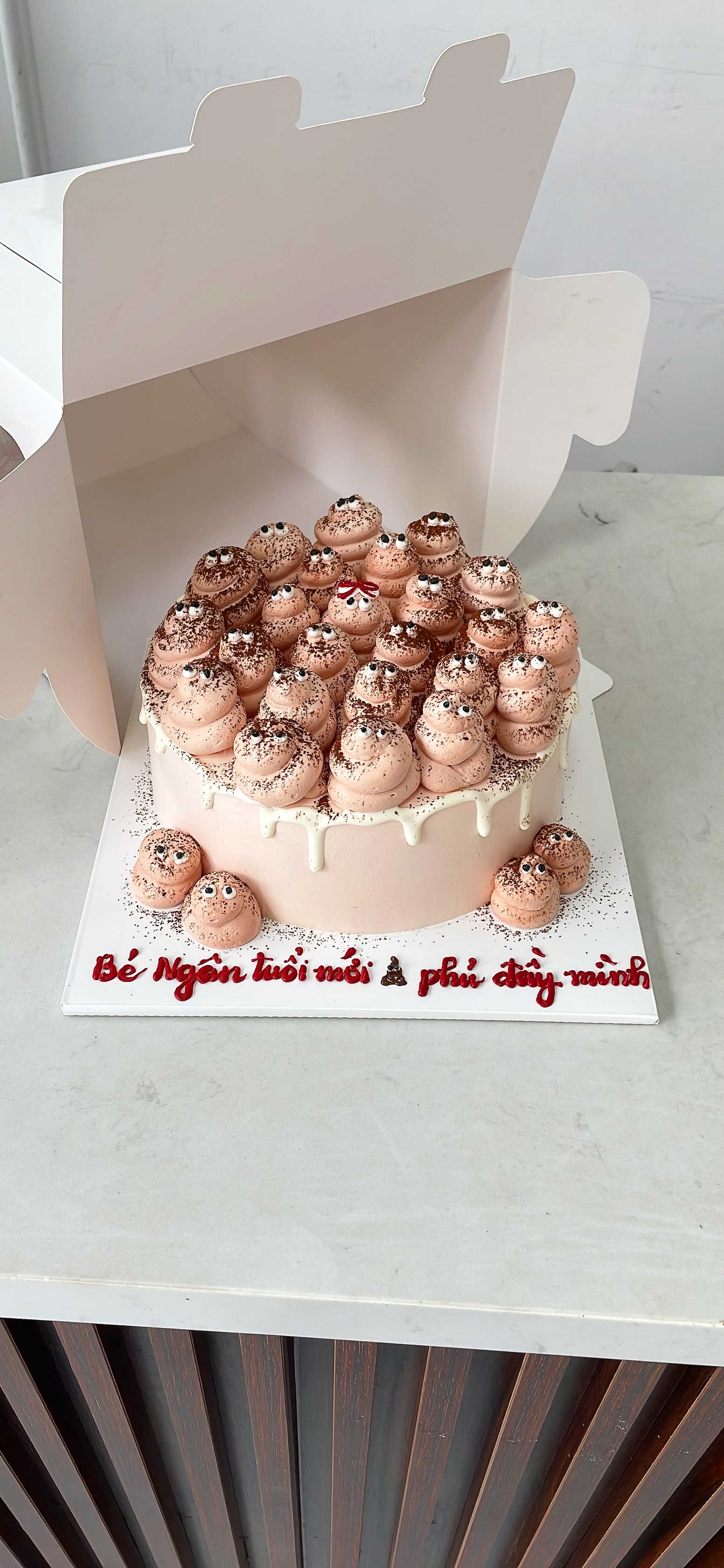 Bánh kem hình phân cute