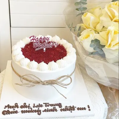 Bánh Red Velvet Kem Tươi