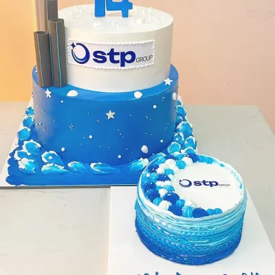 Bánh sinh nhật công ty STP Group 14 năm