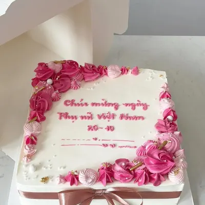 Bánh chúc mừng ngày Phụ nữ Việt Nam 20-10