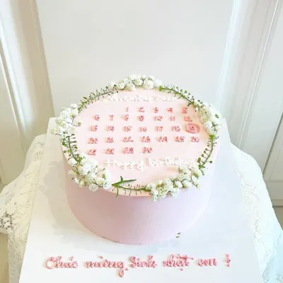 Bánh kem lịch sinh nhật tháng 11