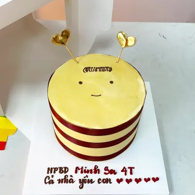 Bánh kem hình ong vàng