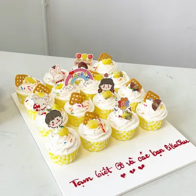 Cupcake tạm biệt lớp học