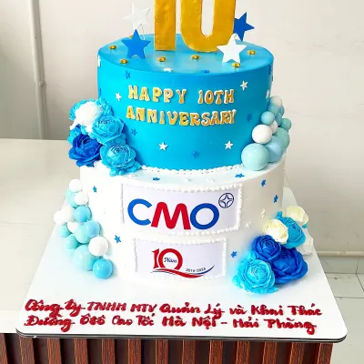 Bánh kỷ niệm 10 năm công ty