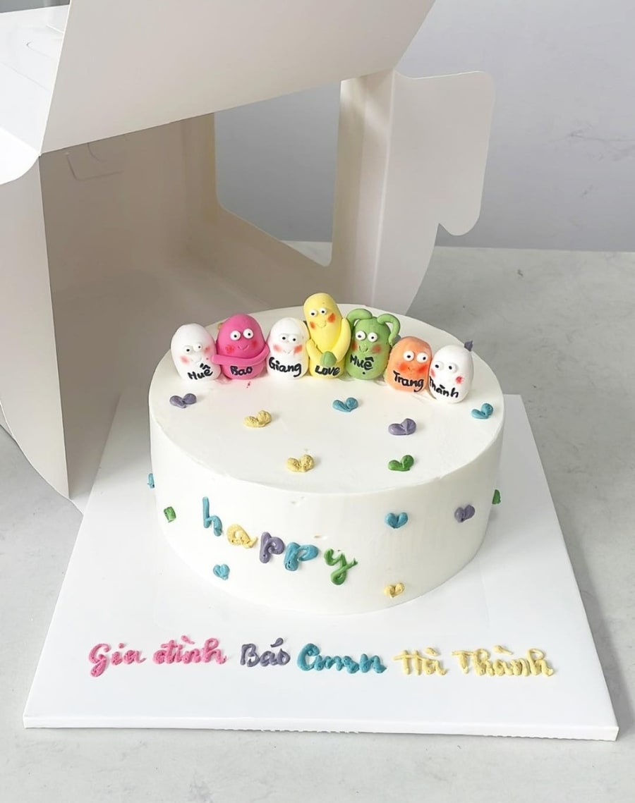 Bánh gia đình thú cute — mẫu 5648 MyMy Bakery