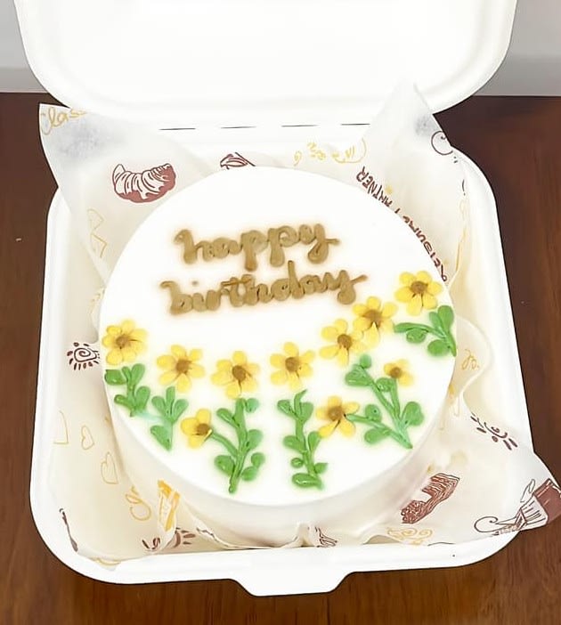 Bento hoa cúc vàng — mẫu 7350 MyMy Bakery