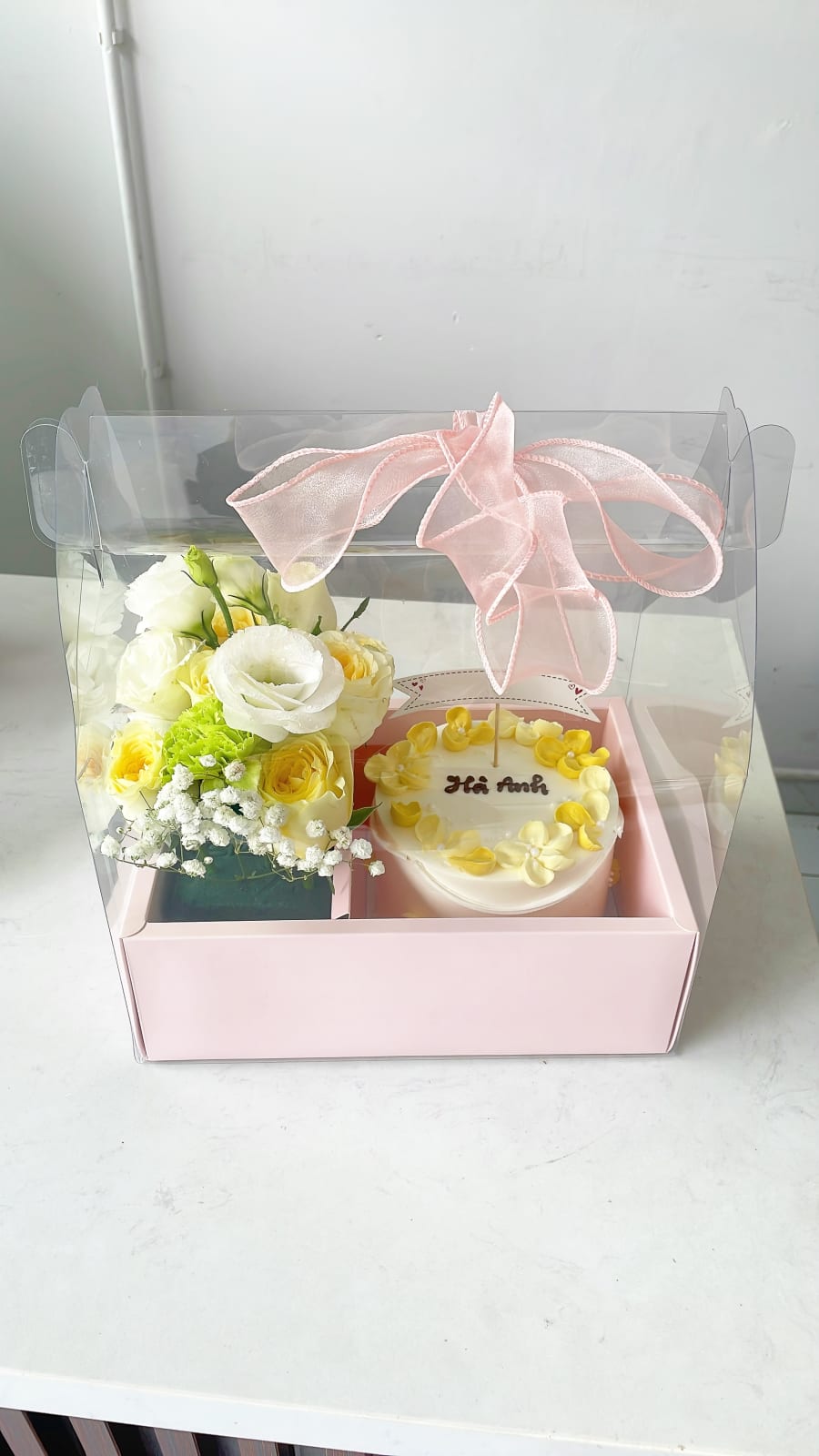 Hộp quà bento hoa vàng — mẫu 0455 MyMy Bakery