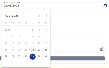 Ver solicitud de compra