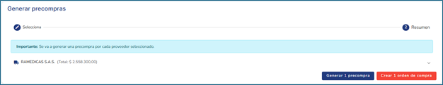 Ver Resumen Precompra