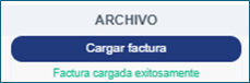 Cargar factura