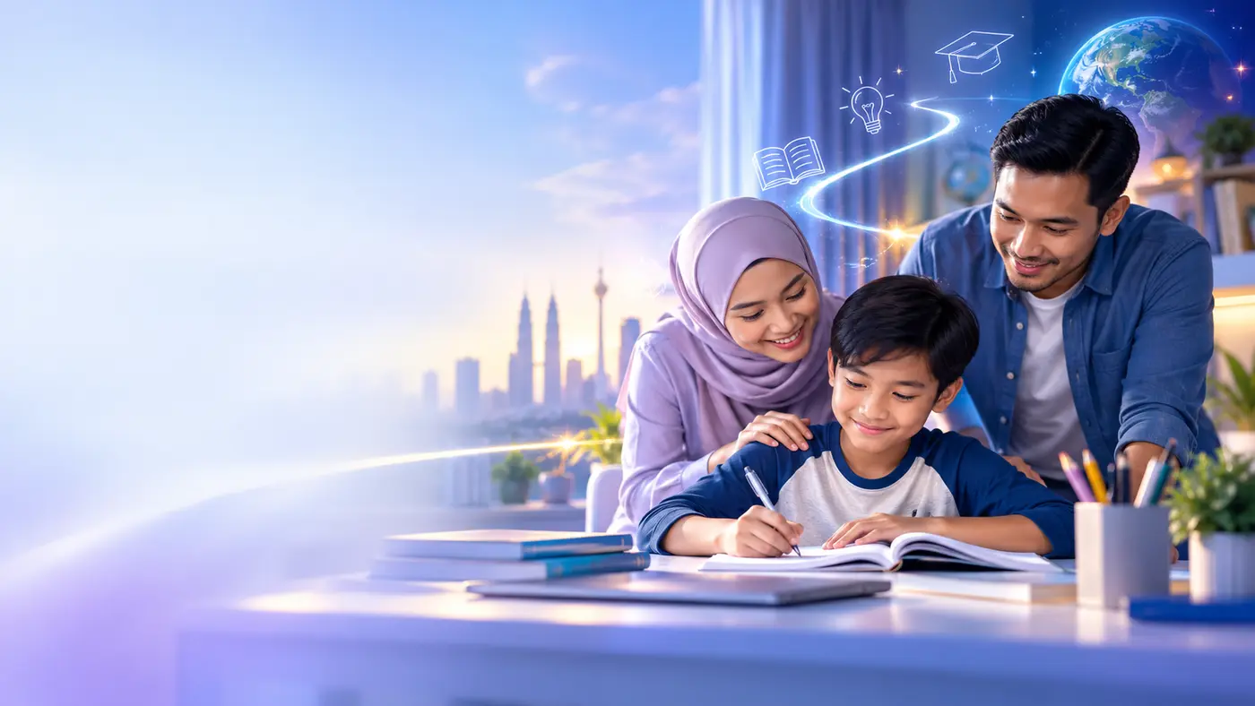 Keluarga menyokong anak belajar dan berkembang