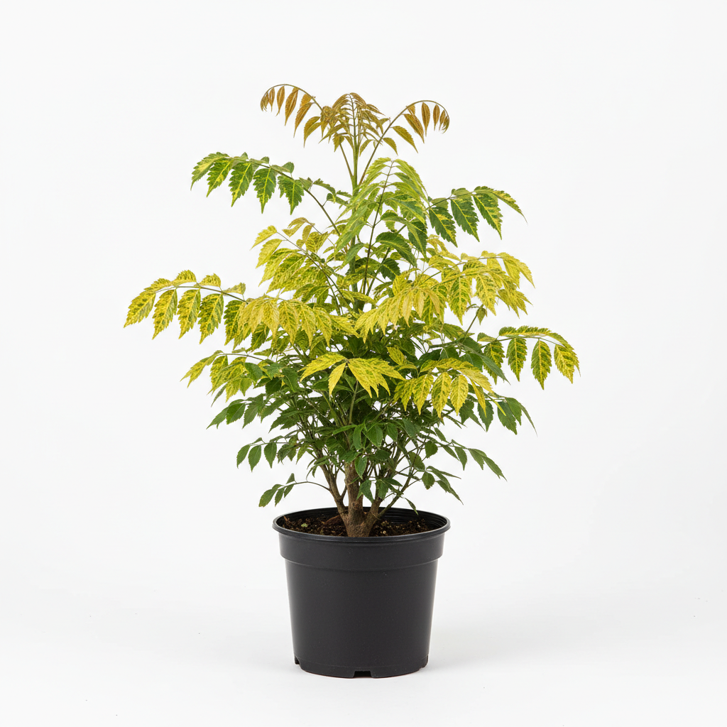Planta ornamental Aralea Mini Gold - Vivero ORNAPLANT Cuautla