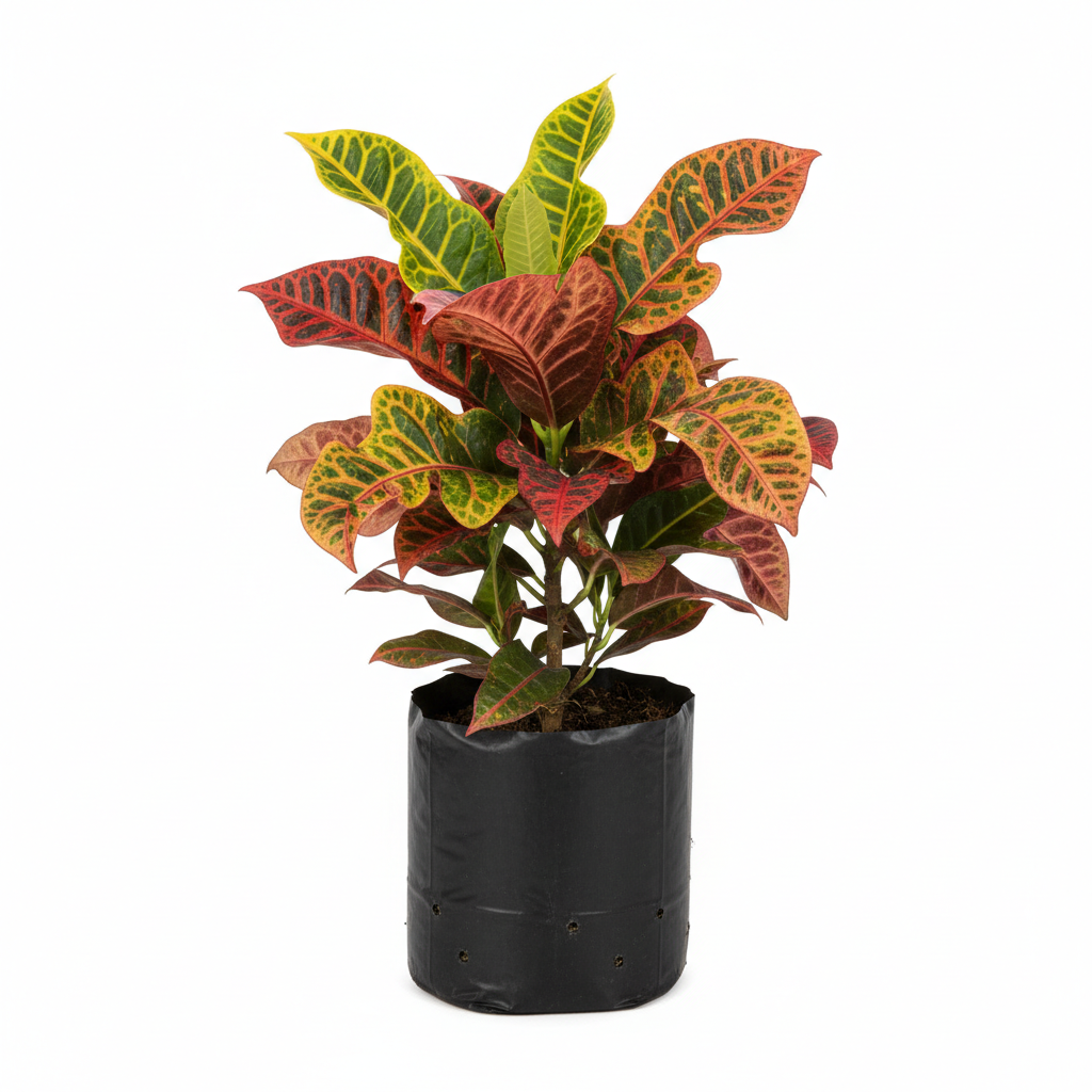 Planta ornamental Croto Petra Amarillo - Vivero ORNAPLANT Cuautla