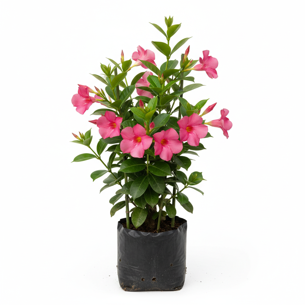 Planta ornamental Mandevilia Amarilla - Vivero ORNAPLANT Cuautla