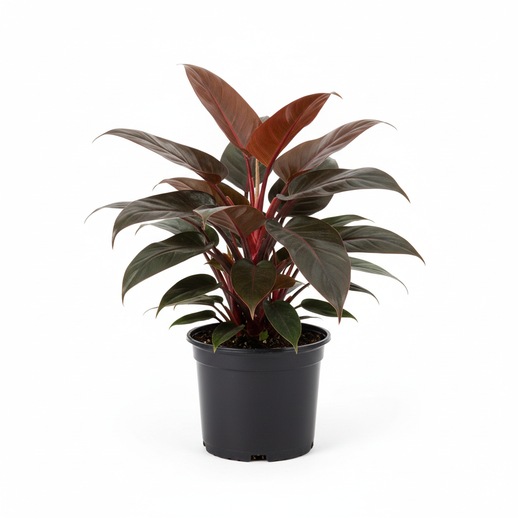 Planta ornamental Philodendro Imperial Rojo - Vivero ORNAPLANT Cuautla