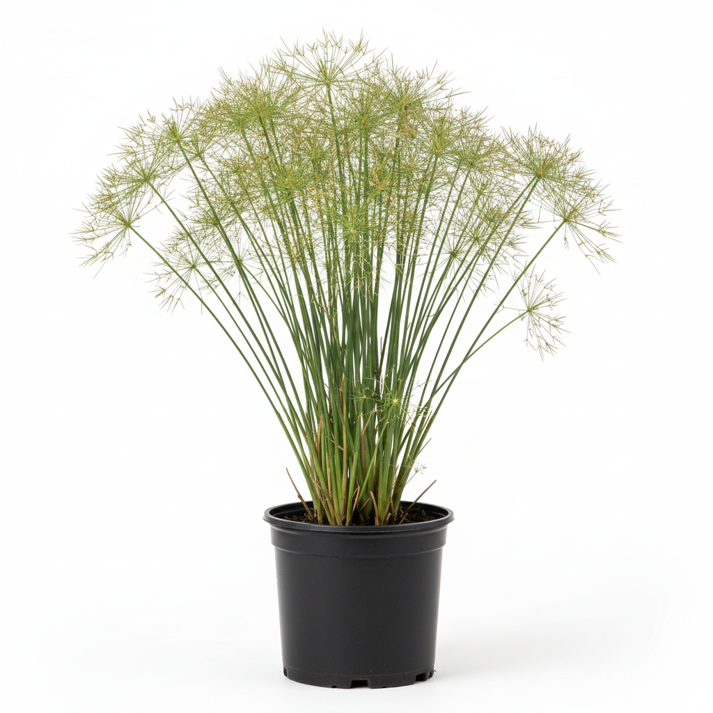 Planta ornamental Papiro Litlle Tut - Vivero ORNAPLANT Cuautla