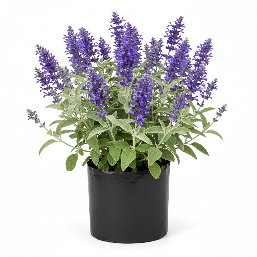 Planta ornamental Salvia Leucanta - Vivero ORNAPLANT Cuautla